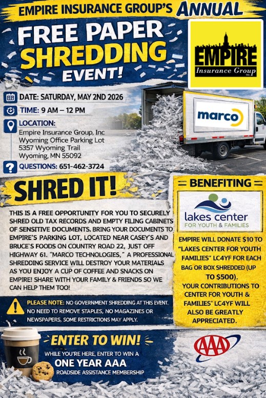 Empire Insurance Shredding Event